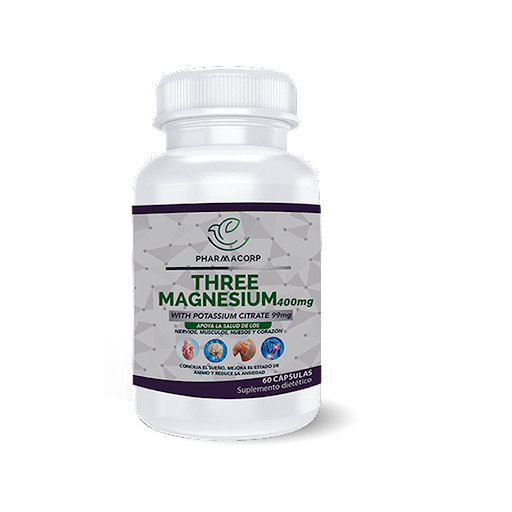 THREE MAGNESIUM POTASIO CAP X 60 (PHARMACORP)